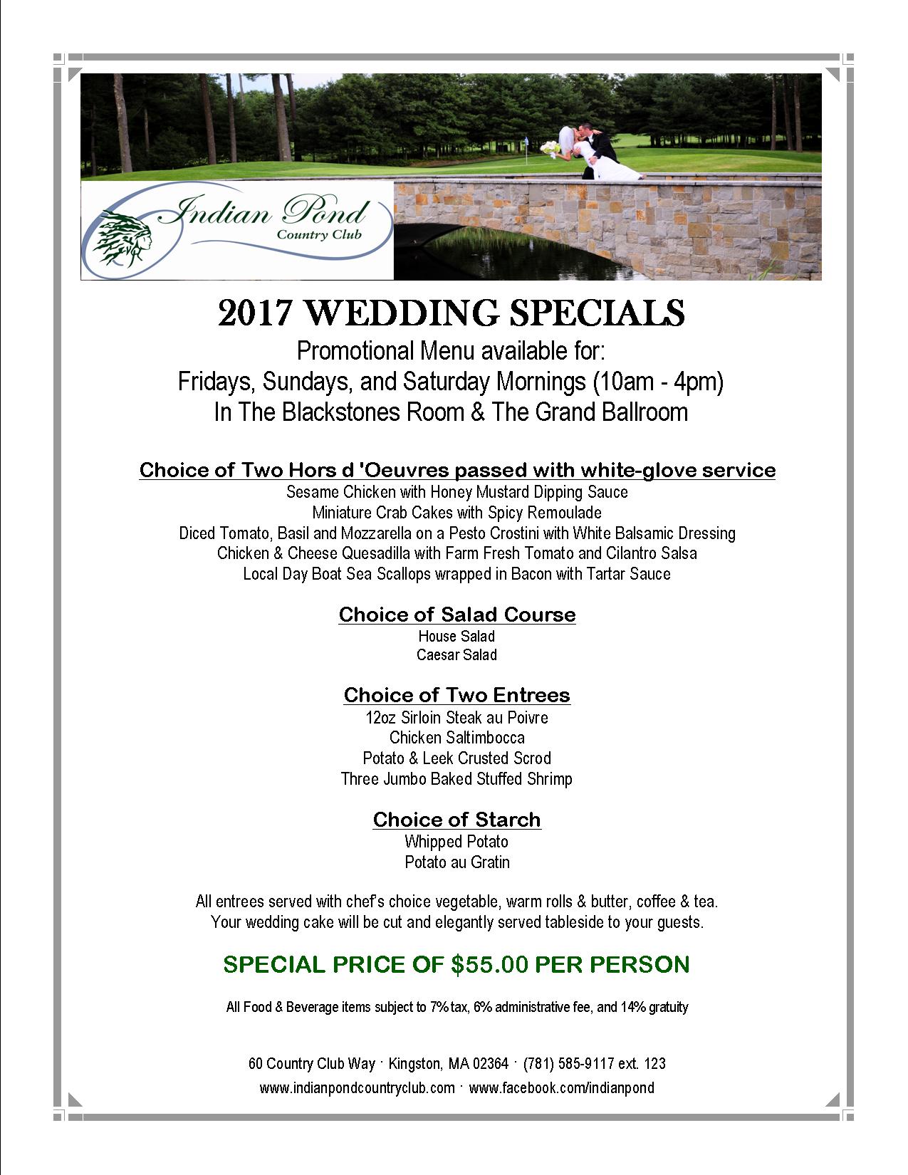 Indian Pond Country Club Weddings